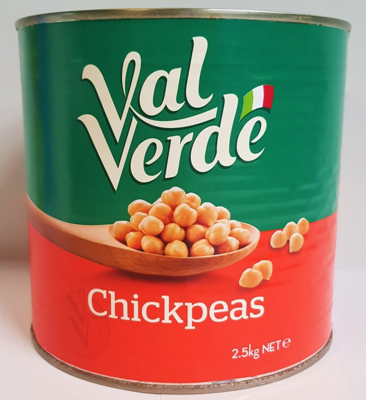 VAL VERDE CHICKPEAS (LARGE 2.5KG TIN)