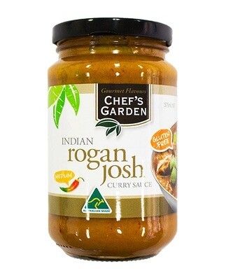 CHEF'S GARDEN INDIAN ROGAN JOSH CURRY SAUCE (375G)