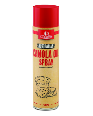 SANDHURST AUSTRALIAN CANOLA OIL SPRAY (450G)