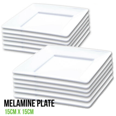 MELAMINE PLATES (15X15CM) 6PK