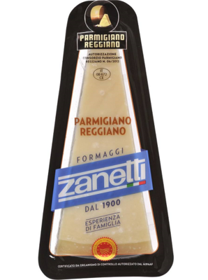 Zanetti Parmigiano Reggiano Grana Padano Cheese (200g Packet)