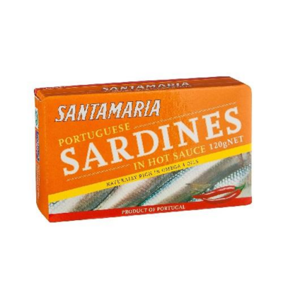 SANTAMARIA PORTUGUESE SARDINES HOT (120G)