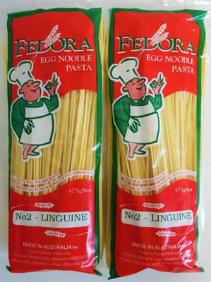 FEDORA EGG NOODLE PASTA  no2- LINGUINE (375g)