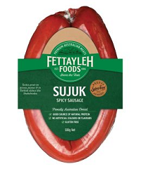 FETTAYEH FOODS SUJUK SPICY SAUSAGE (500g)