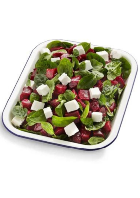 PRE-ORDER BEETROOT, SPINACH & FETA CATERING SALAD DISH (2.5KG)
