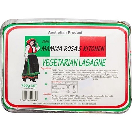 MAMMA ROSA VEGETARIAN LASAGNE (750G)