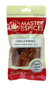 MASTER OF SPICES CHILLI WHOLE (20G)