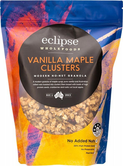 ECLIPSE WHOLEFOODS VANILLA MAPLE CLUSTERS (450g)