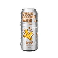 SPARKLING COCONUT WATER GINGER BOX (320MLX12)