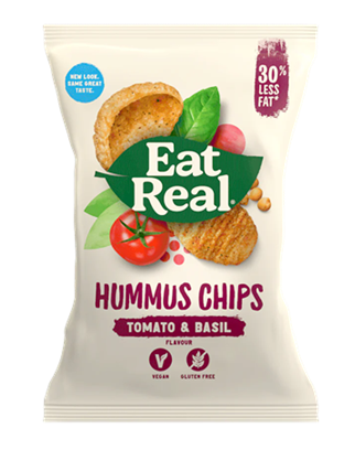 EAT REAL HUMMUS TOMATO & BASIL (150G)