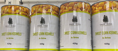 TWIN PINE SWEET CORN KERNELS (425G)
