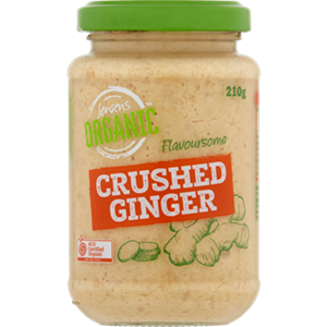 JENSENS ORGANIC CRUSHED GINGER (210G)