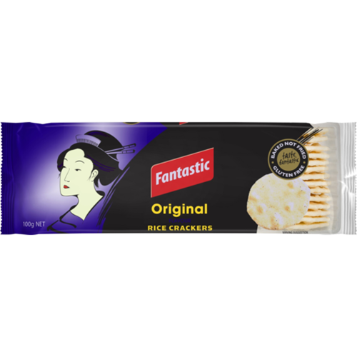 FANTASTIC ORIGINAL FLAVOUR RICE CRACKERS (100g)