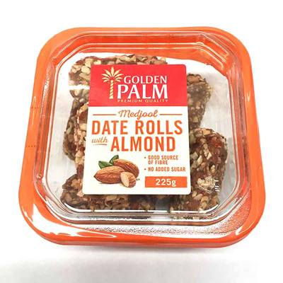 GOLDEN PALM ALMOND DATES (225G)