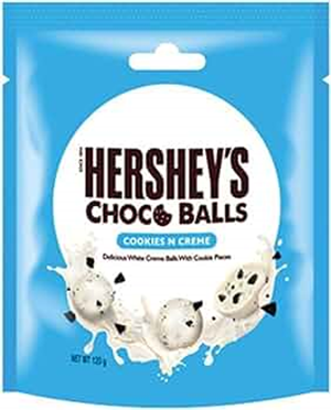 HERSHEY'S CHOC BALLS COOKIES & CREAM (120G)