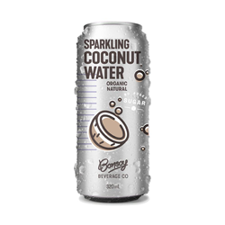 SPARKLING COCONUT WATER ORGANIC NATURAL BOX (320MLX12)