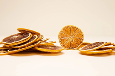 GARNISH DELIGHTS HAND-CUT CITRUS GARNISHES DRIED ORANGES (80G PK)