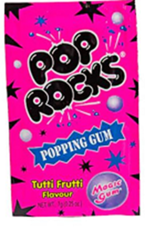 POP ROCKS TUTTI FRUTTI POPPING GUM (7g)