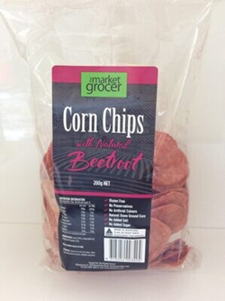 CORN CHIPS WITH NATURAL BEETROOT CHIPS (200G)