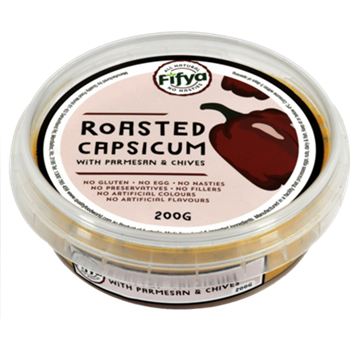 FIFYA ROASTED CAPSICUM WITH PARMESAN & CHIVES DIP (200g)