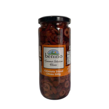 BENINO KALAMATA SLICED OLIVES (500G)
