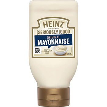 HEINZ SERIOUSLY GOOD MAYONNAISE ORIGINAL MAYO (295Ml)