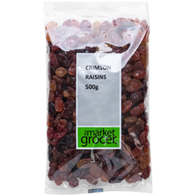 CRIMSON RAISINS - THE MARKET GROCER (500g)