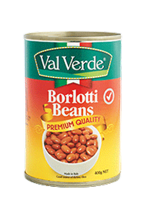 VAL VERDE BORLOTTI BEANS (400G)