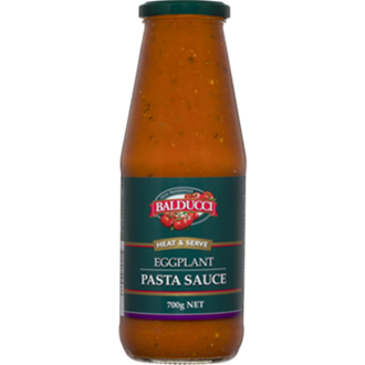 BALDUCCI HEAT & SERVE EGGPLANT PASTA SAUCE (700G)