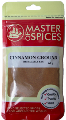MASTER OF SPICES CINNAMON GROUND (60G)