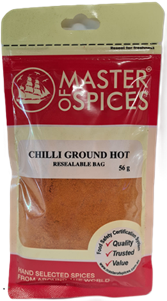 MASTER OF SPICES CHILLI GROUND HOT (56G)