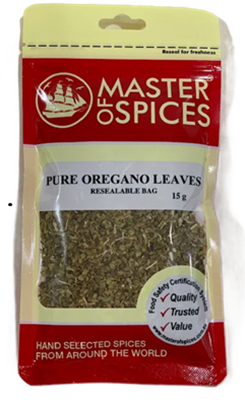 MASTER OF SPICES PURE OREGANO LEAVES (15G)