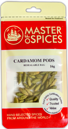 MASTER OF SPICES CARDAMOM PODS (16G)
