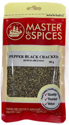 MASTER OF SPICES PEPPER BLACK CRACKED (50G)