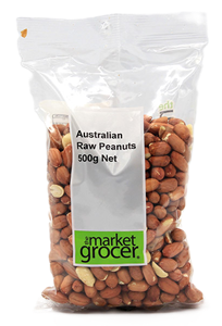 THE MARKET GROCER  AUSTRALIAN RAW PEANUTS (500G)