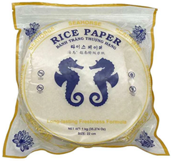 SEAHORSE RICE PAPER 22CM (1KG)