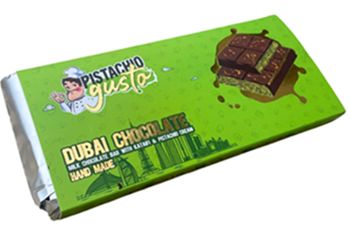 GUSTA VIRAL PISTACHIO DUBAI CHOCOLATE BAR (200G)