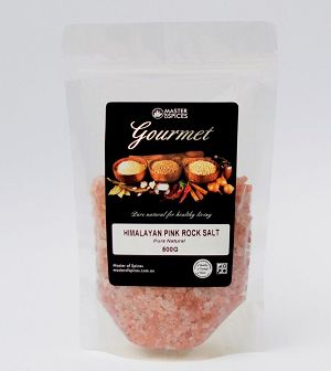 MASTER OF SPICES HIMALAYAN PINK ROCK SALT PURE NATURAL (500g)