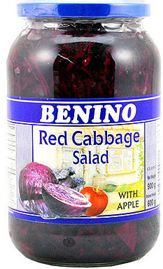BENINO RED CABBAGE LEAVES WITH APPLE (900G)