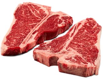 PREMIUM GRASS FED T-BONE STEAK (APPROX 1KG) PREMIUM GRASS FED T-BONE STEAK (APPROX 1KG)