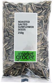 MARKET GROCER ROASTED SALTED SUNFLOWER SEEDS (250G)