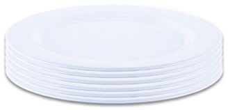 MELAMINE DINNER PLATES ROUND (25CM 6 PK)