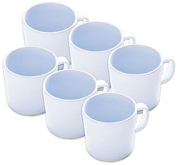 MELAMINE MUGS (8 x 9CM 6 PK)