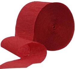 PARTY CENTRAL MAROON PARTY STREAMERS (10PK)
