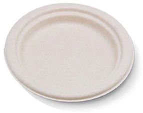 BIO BOX SUGARCANE ROUND PLATE 9" (50PC)