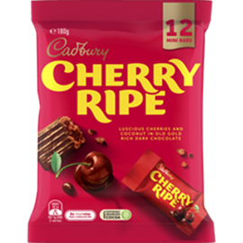 CADBURY CHERRY RIPE CHOCOLATES (12PK)