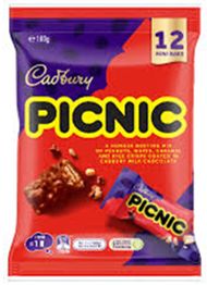 CADBURY PICNIC CHOCOLATES (12PK)
