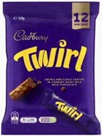 CADBURY TWIRL CHOCOLATES (12PK)