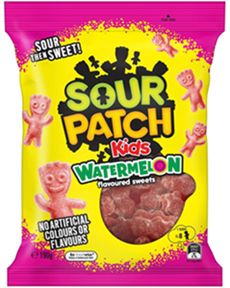 SOUR PATCH KIDS WATERMELON LOLLIES  (190G)