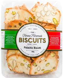FAMOUS BISCUITS PISTACHIO BISCOTTI (150G)